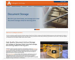 Ardington Archives Document Storage