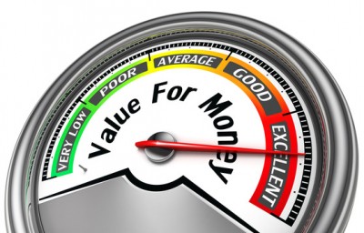 value rof money conceptual meter